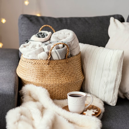 Zestaw 3szt Koszy Naturalnych BOHO 322161