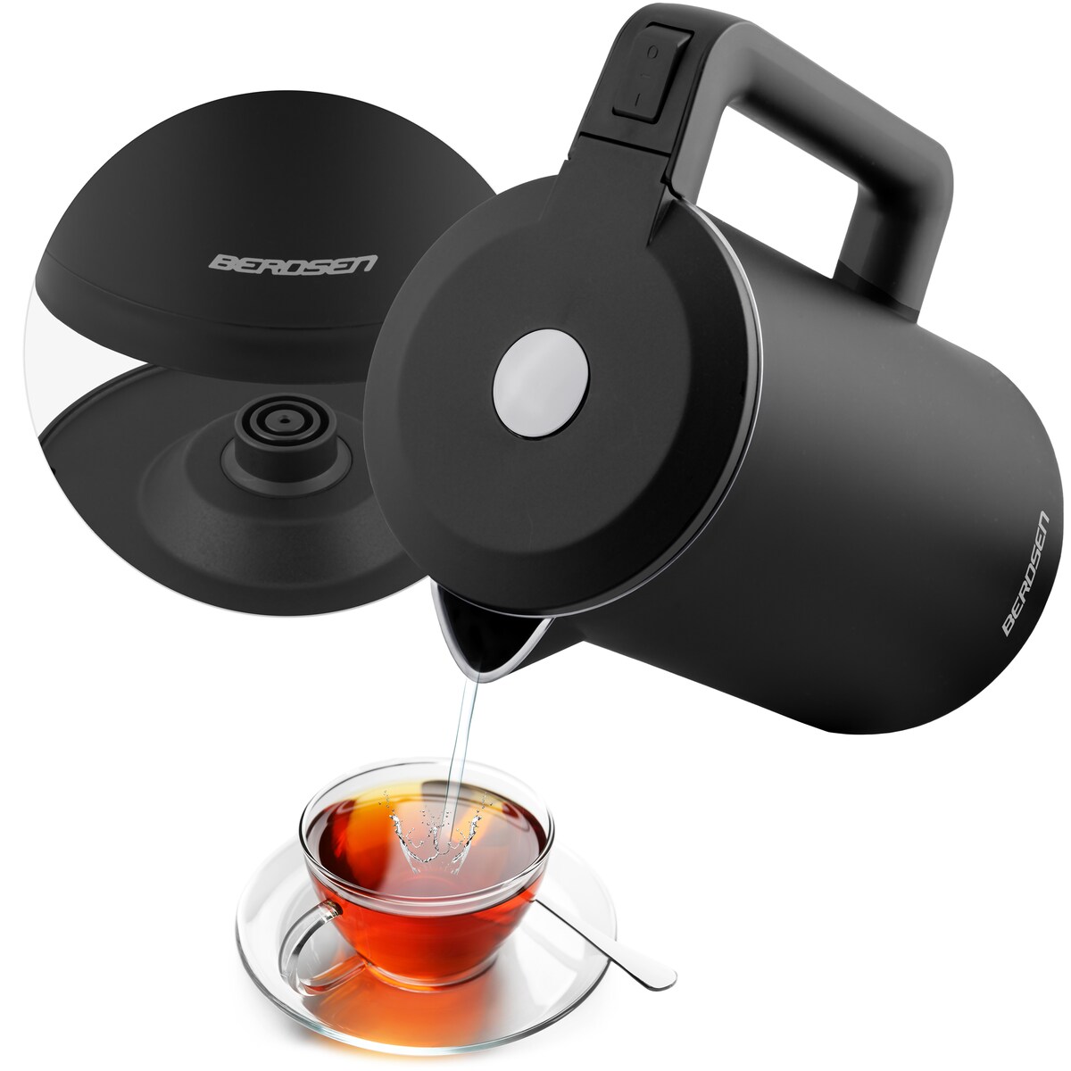 Czajnik elektryczny bezprzewodowy modny 1,7l Berdsen