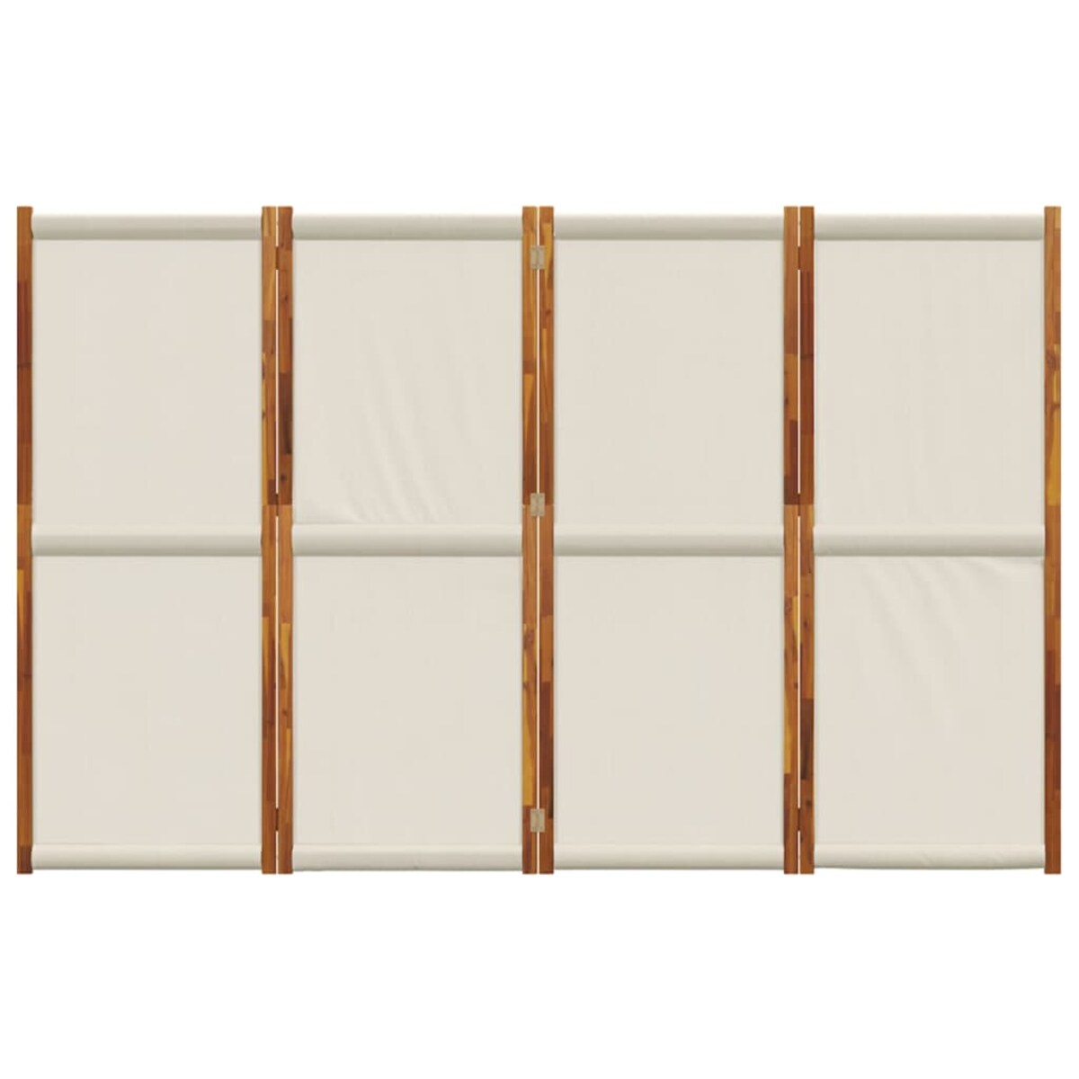 vidaXL Parawan 4-panelowy, jasnoszary, 280x180 cm