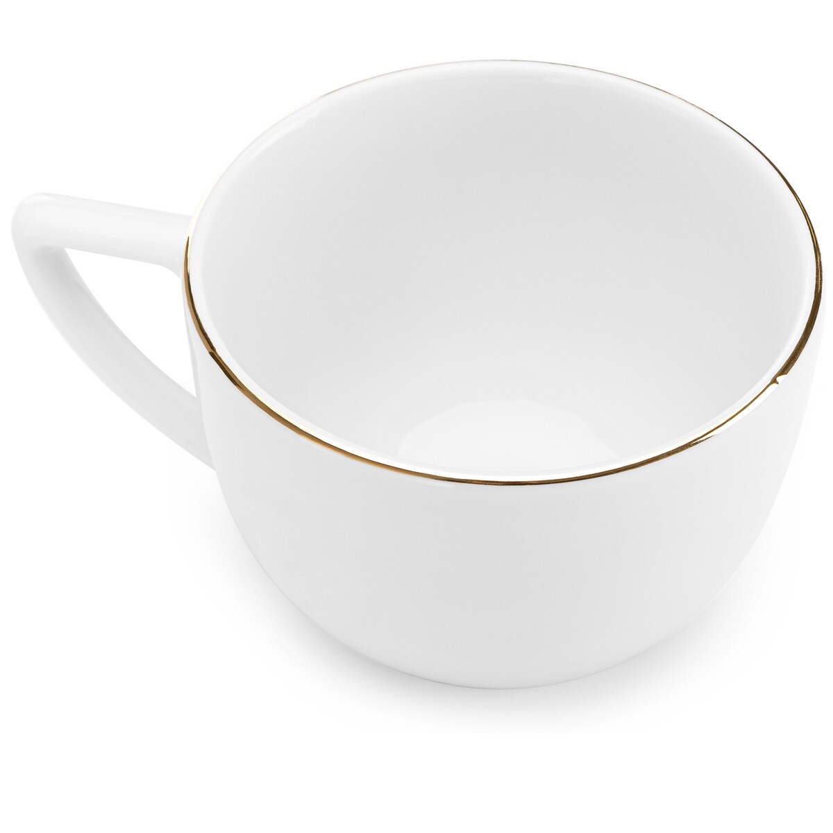 Konsimo CARLINA Filiżanka do kawy ze spodkiem 12 szt.