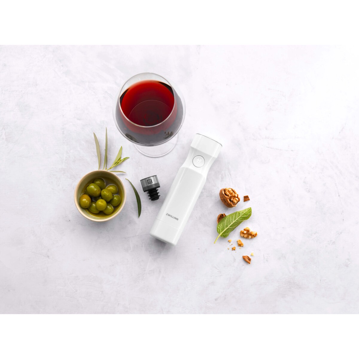 Pompa próżniowa Zwilling Fresh & Save - 19 cm, Biały