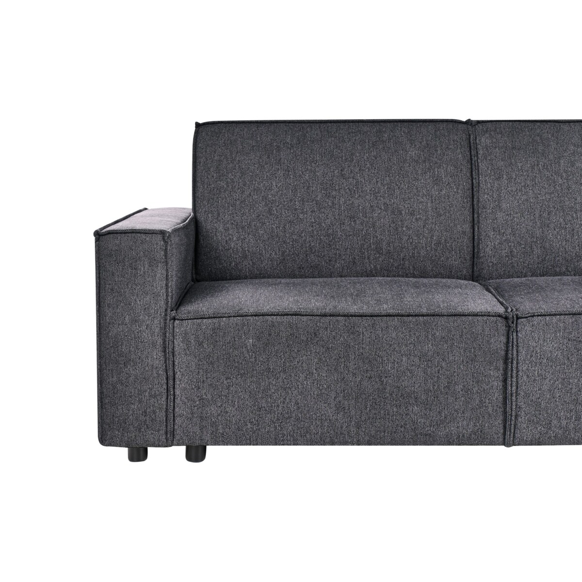 Narożnik lewostronny rozkładany grafitowy ROMEDAL II