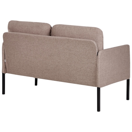 Sofa 2-osobowa brązowa LAHTI