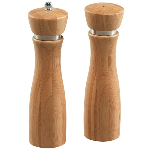 Młynek do pieprzu i solniczka, bambusowy, 2 sztuki, KESPER