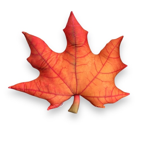 Poduszka jesienna Liść Klonu czerwony