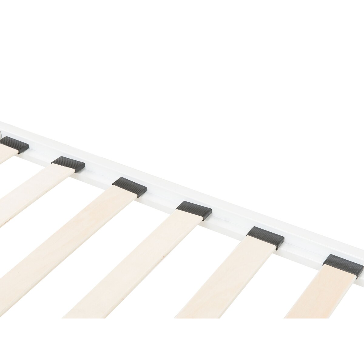 Łóżko metalowe 160 x 200 cm białe DINARD