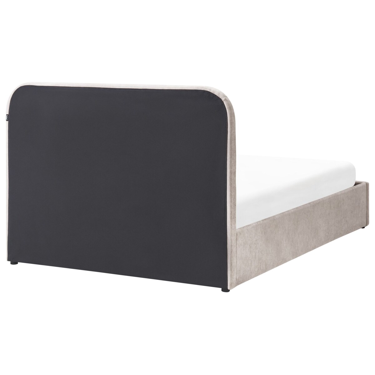 Łóżko z pojemnikiem CHALLANS 140 x 200 cm Beżowoszary