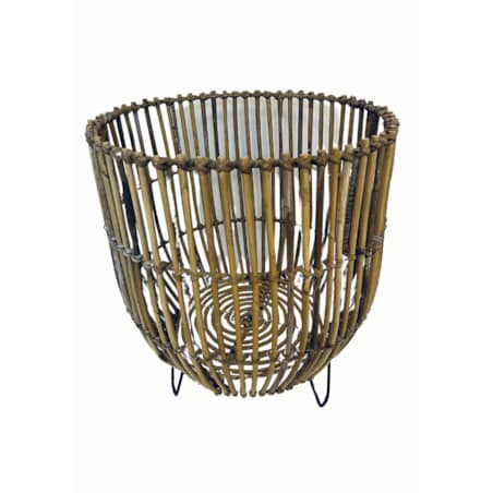 DONICA KOSZ RATTANOWA SZARA LAURA L