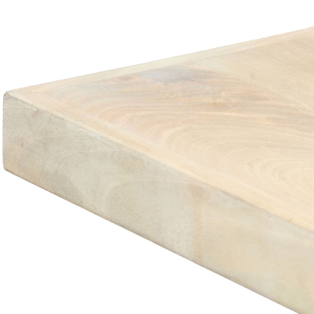 vidaXL Stół jadalniany, 140 x 70 x 75 cm, lite, bielone drewno mango