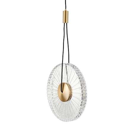 Lampa wisząca SUNBLAST - LED 20 cm, złota