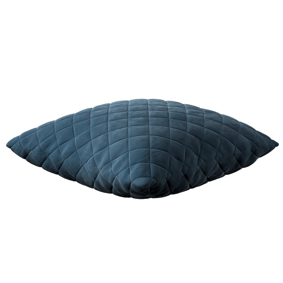 Poszewka Kinga pikowana 43 x 43 cm 43x43 pruski błękit