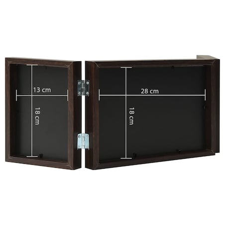 vidaXL Trójdzielna ramka na zdjęcia, 28x18 cm + 2x(13x18 cm)