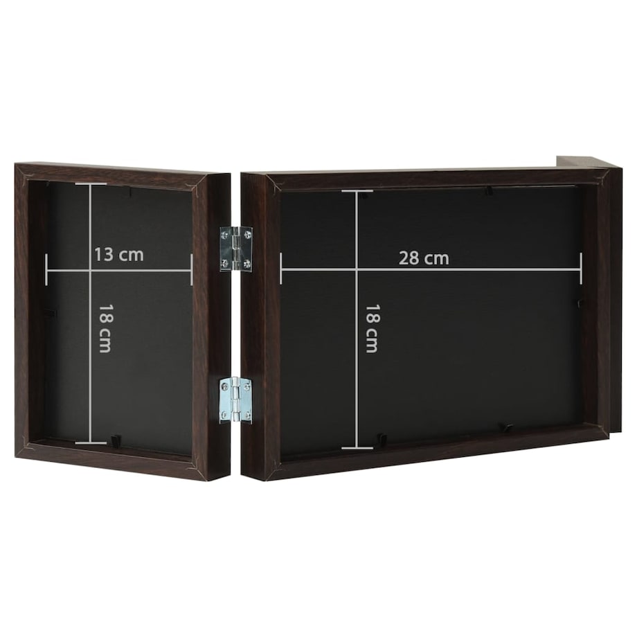 vidaXL Trójdzielna ramka na zdjęcia, 28x18 cm + 2x(13x18 cm)