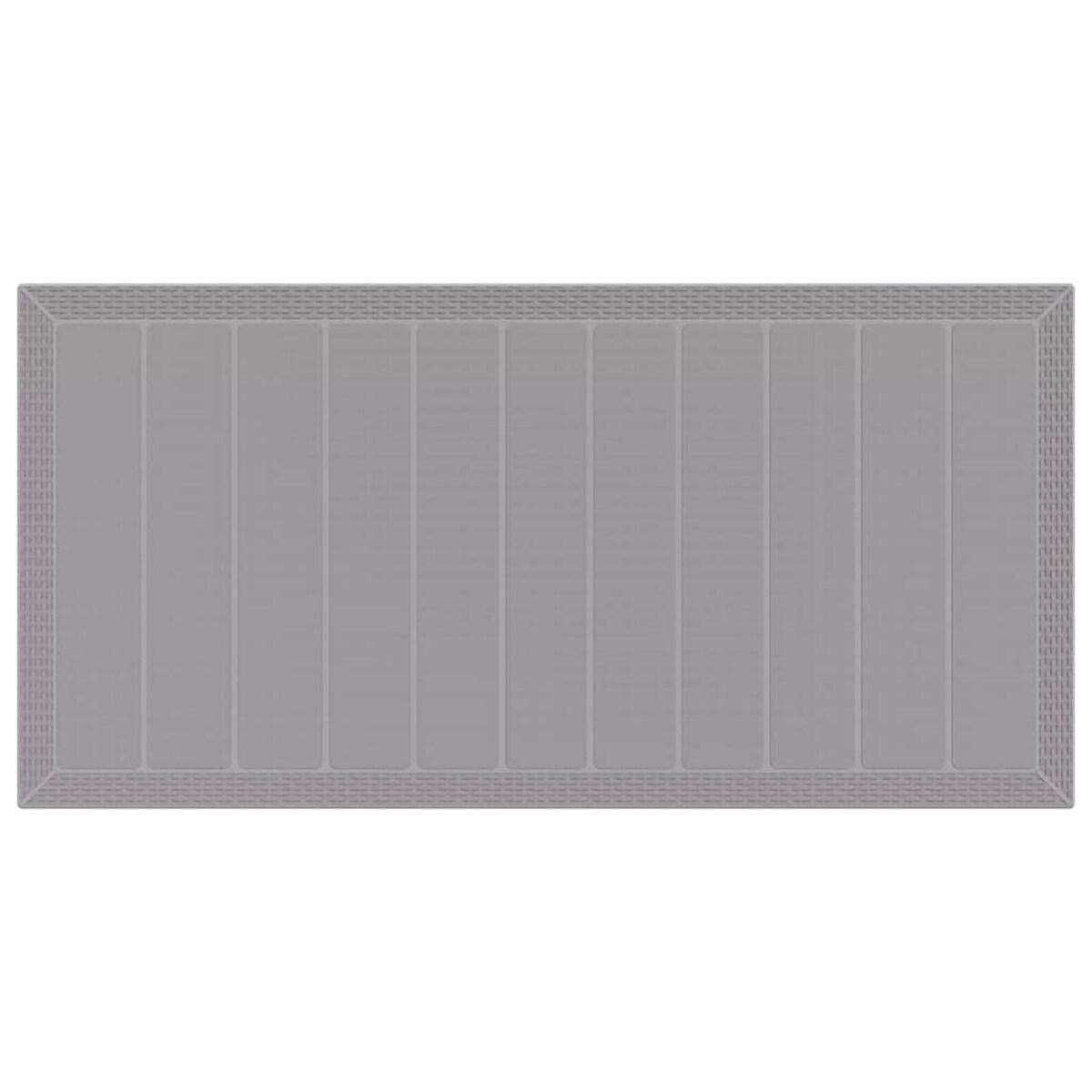 vidaXL Zestaw do jadalni w ogrodzie 9 pcs Jasnoszary Rattan Polt