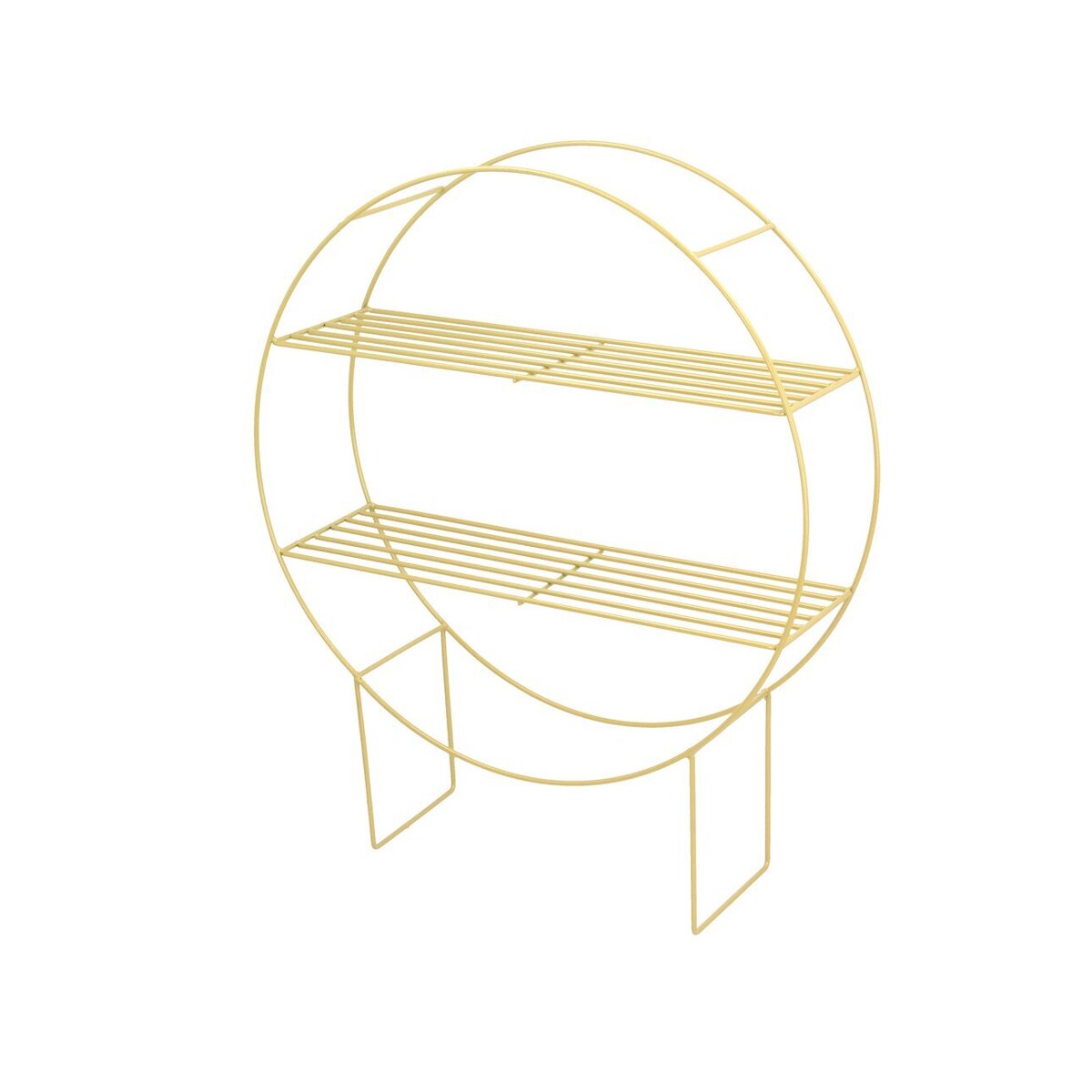 Półka - stojak Chicago gold wys.60,5cm, 49,5x15x60,5cm