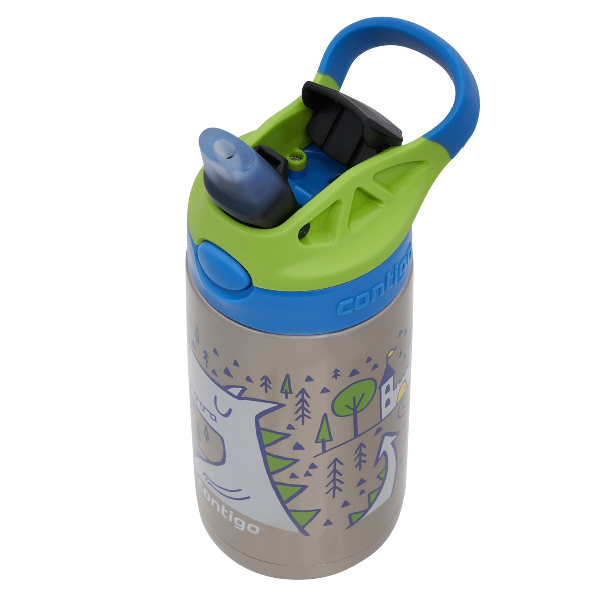 Bidon termiczny z ustnikiem dla dzieci Contigo Easy Clean 380ml - Smok
