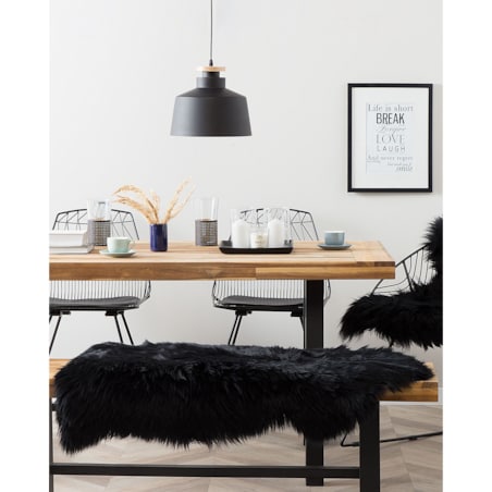 Skóra owcza czarna ULURU