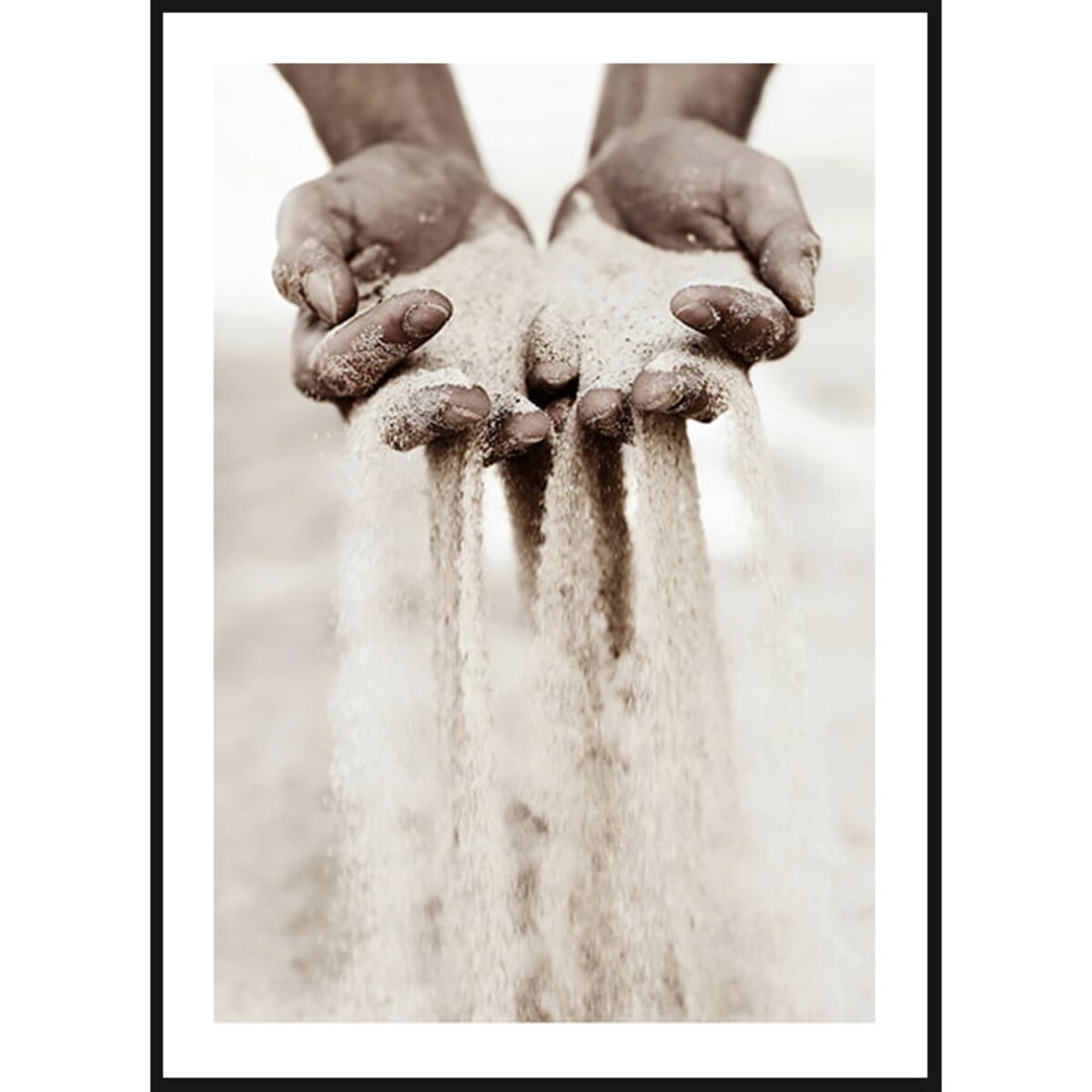 Poster Story, Plakat, Obraz - Ziarna Piasku, wymiary 21 x 30 cm