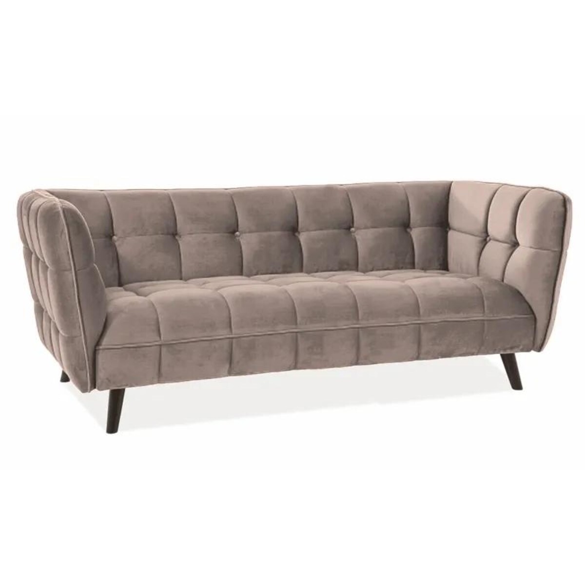 Sofa CASTELLO VELVET 3 beżowa