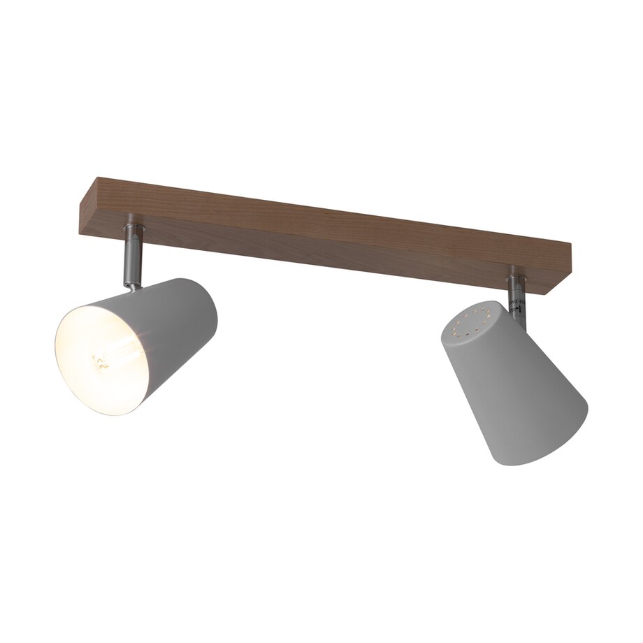 Drewniana Lampa Sufitowa BRITOP Lighting 2xE14 Max.40W Naturalna Brzoza z Białym Kloszem, Polski Producent, 1 szt.