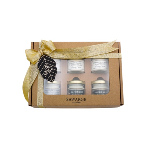 zestaw prezentowy świec zapachowych dla dwojga 6 x 30g
