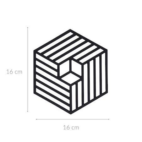 Silikonowa podkładka pod gorący garnek, czarna
