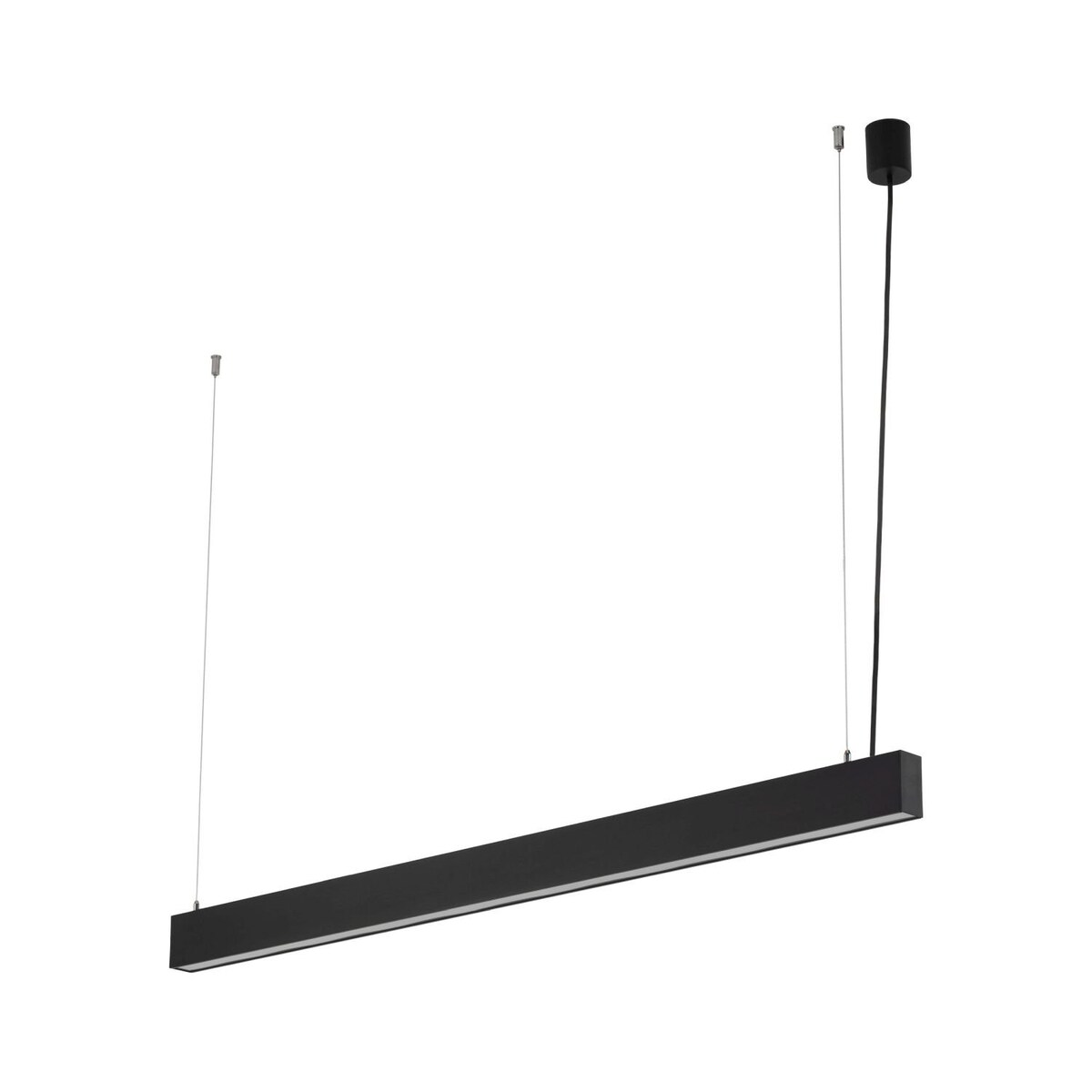 Lampa wisząca LED TK Lighting LUXE BLACK CCT 120 cm czarna regulowana