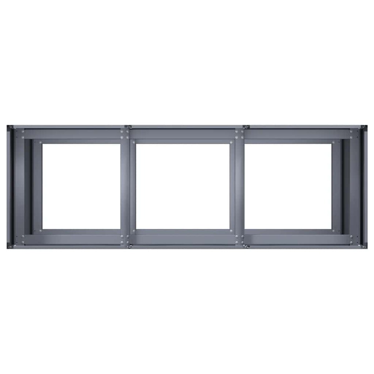 vidaXL Doniczka Antracyt 120x40x80 cm Stal walcowana na zimno