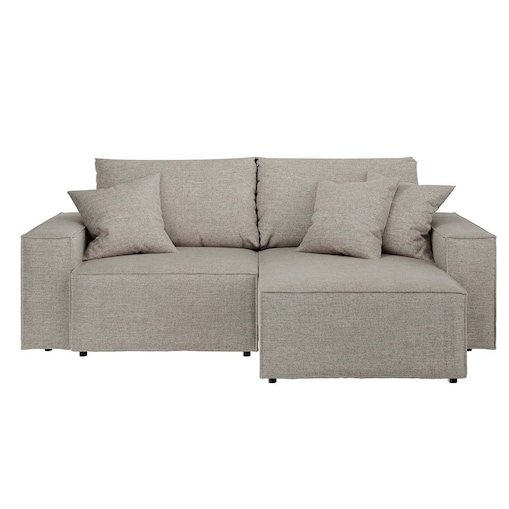 Melow Sofa narożna - jasnoszara