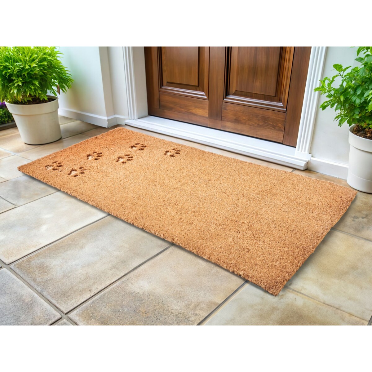 Wycieraczka TARLAC 55 x 120 cm Naturalny Włókno kokosowe