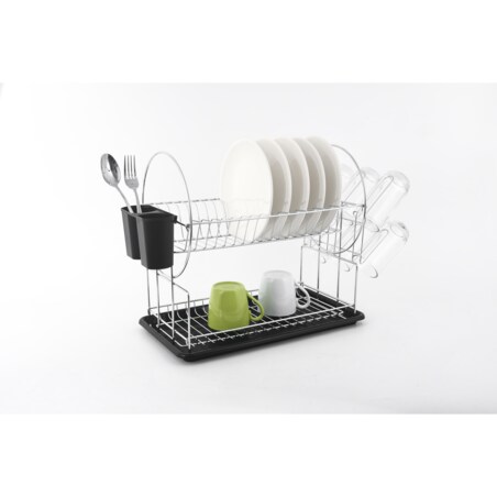 Dwupiętrowy ociekacz na naczynia BASIC KITCHEN