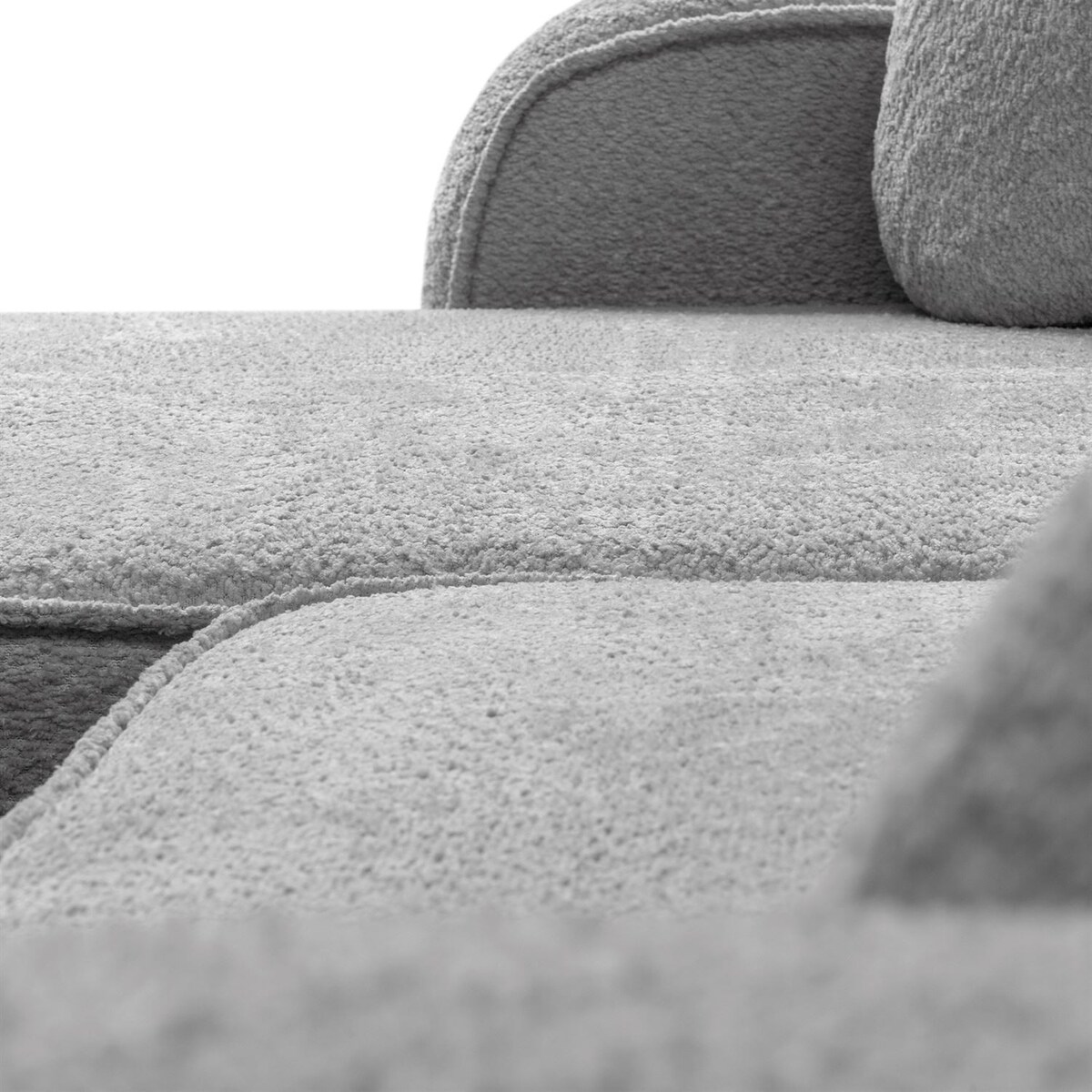 Rozkładany narożnik VENUS II z pojemnikiem na pościel, Coral 75