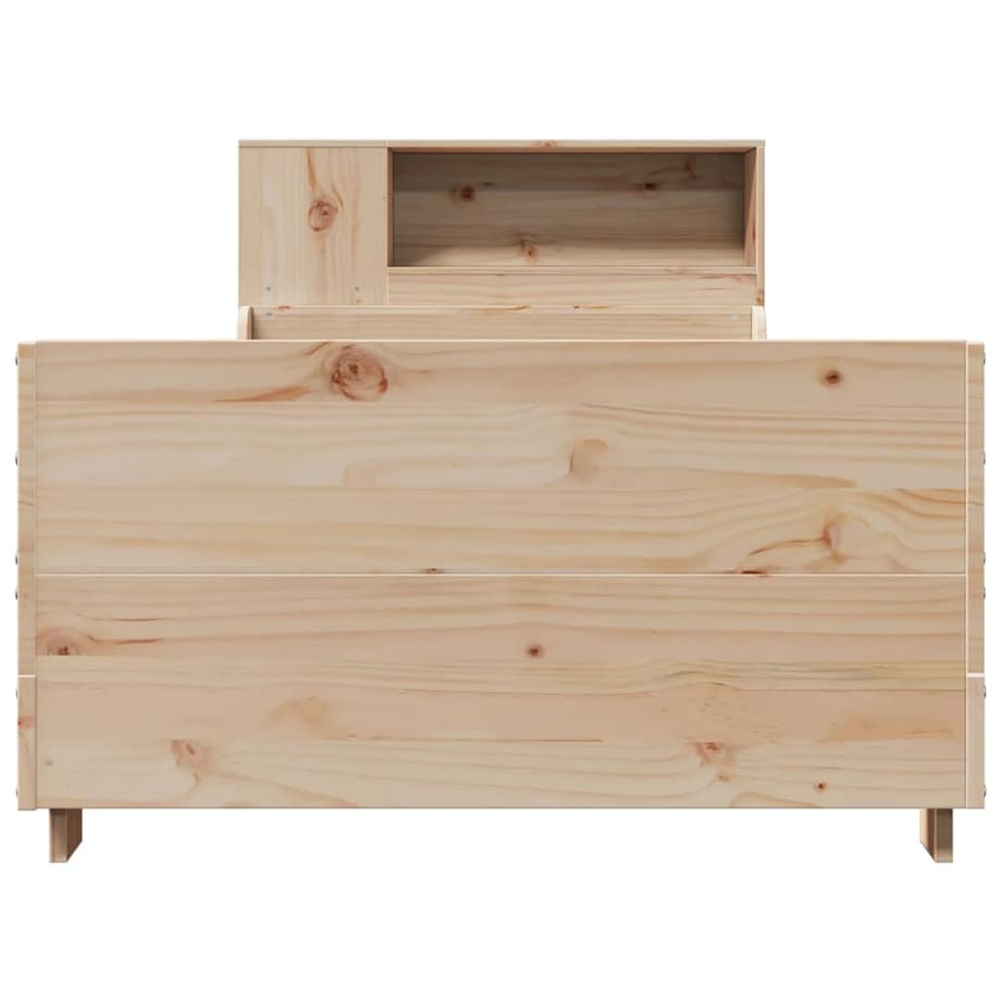 vidaXL Rama łóżka bez materaca, 75x190 cm, lite drewno sosnowe