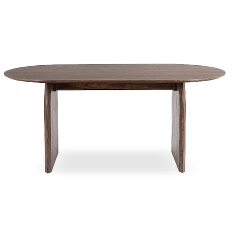 Owalny stół do jadalni orzech 190 cm TINO