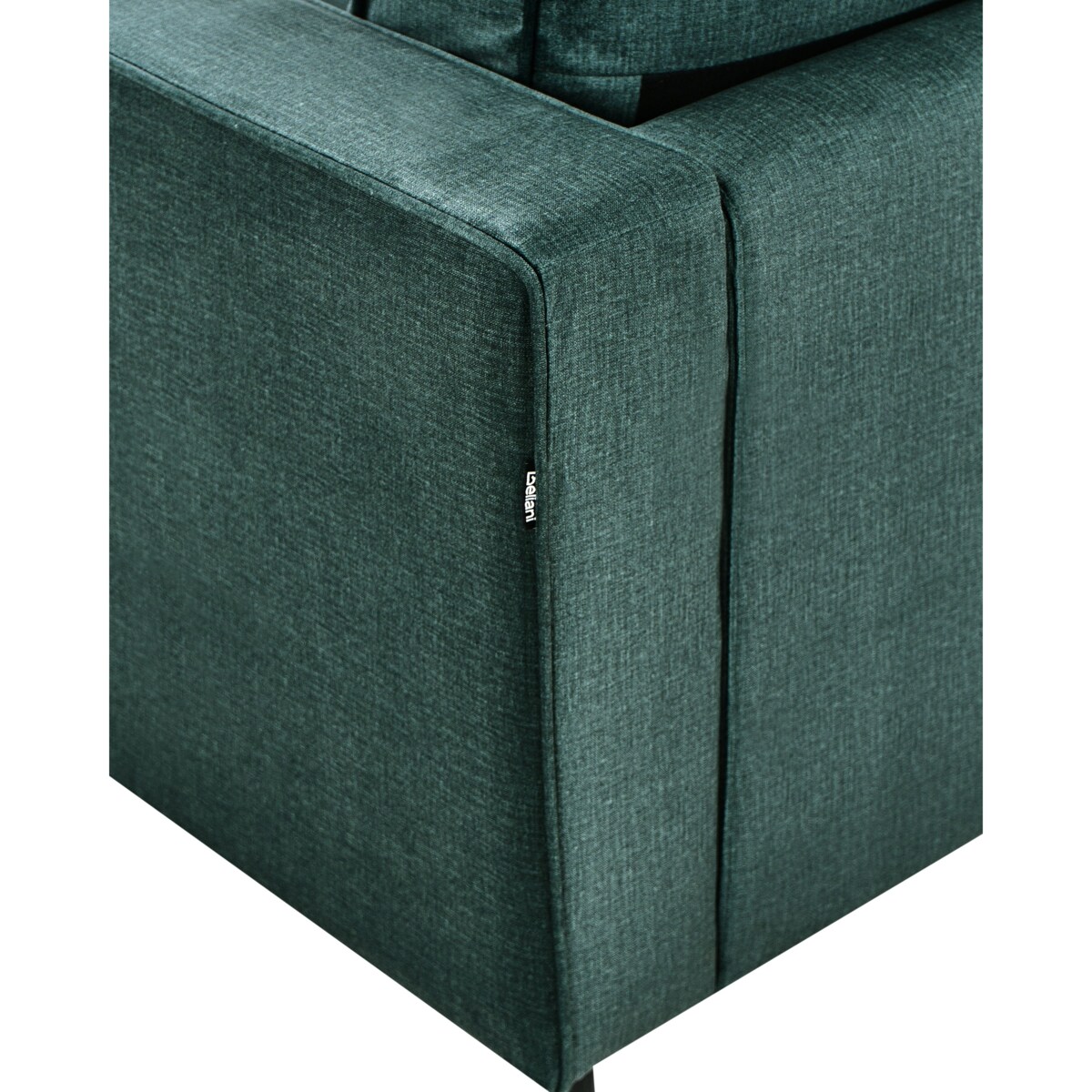 Fotel SAVALEN Welur Ciemnozielony