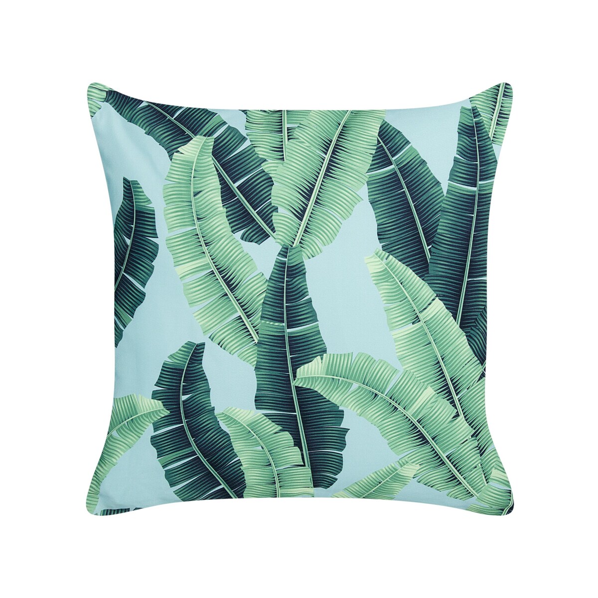 2 poduszki ogrodowe w liście 45 x 45 cm zielone BOISSANO