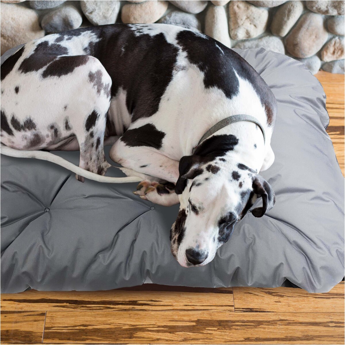 Legowisko Dla Psa Poduszka Posłanie Wytrzymałe 70X50 Cm Szare