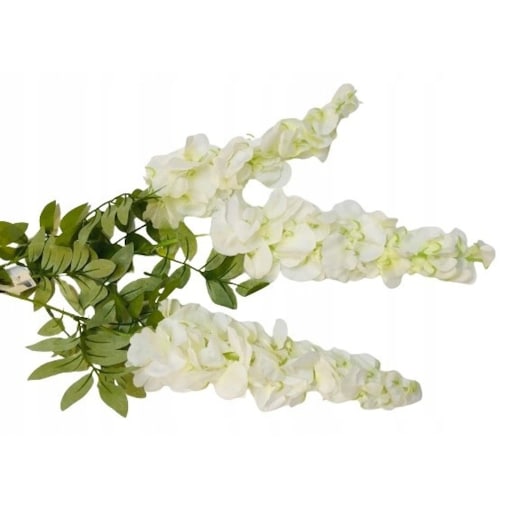 BIAŁA WISTERIA ZWISAJĄCA DUŻA XXL sztuczna kwiat na dekoracje ślub komunia