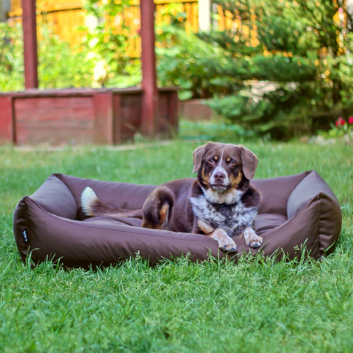 Wodoodporne legowisko dla psa KOKO, 80x60 cm, Brąz
