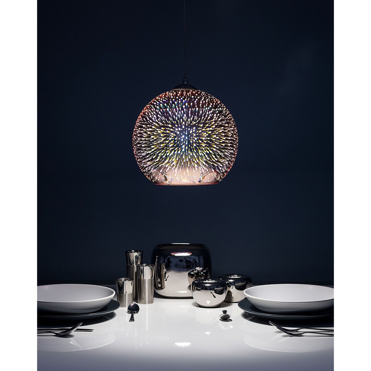 Lampa wisząca SESSERA Szkło Miedziany