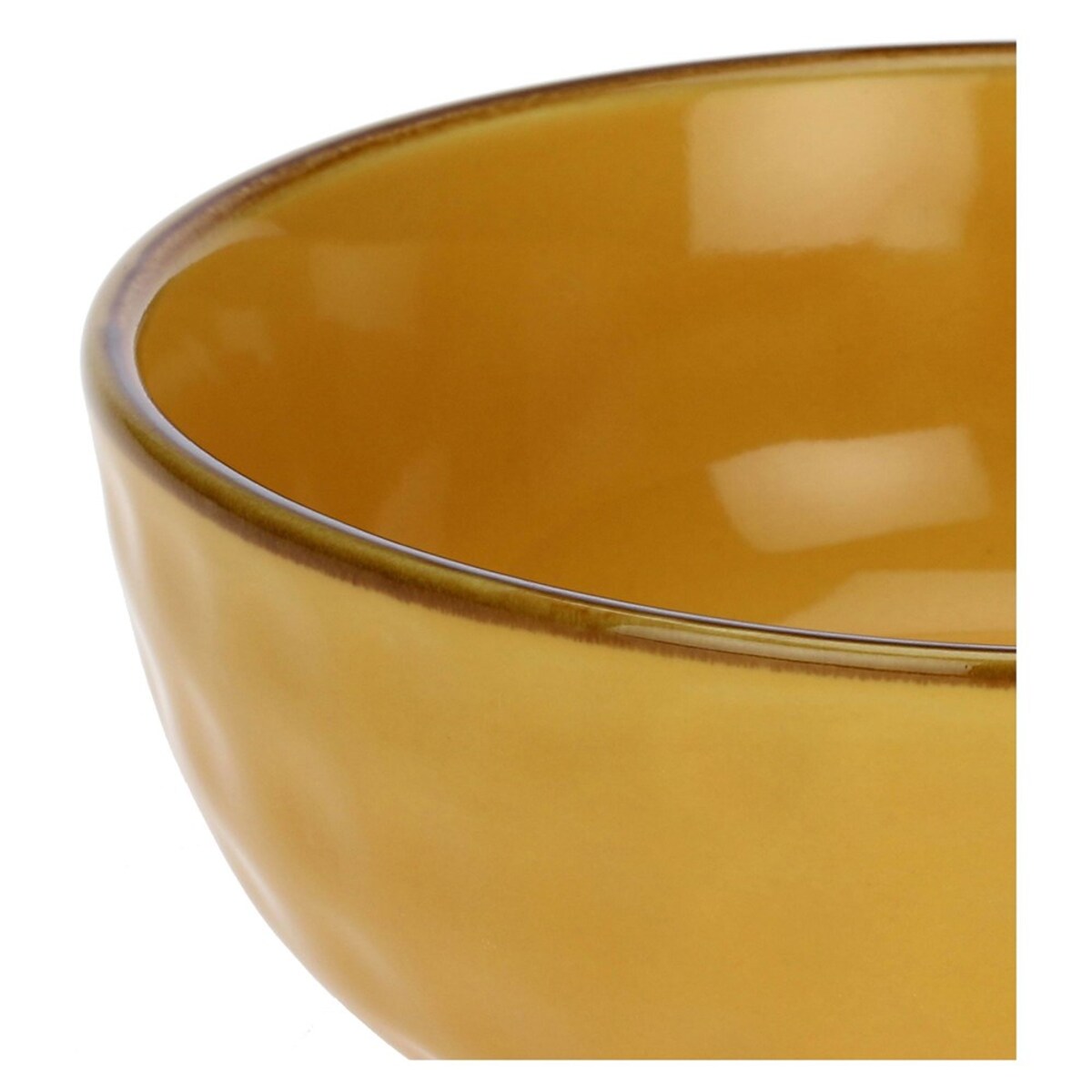 Zestaw 4 misek do sałatek Concerto Ocra - Żółty, 20 cm