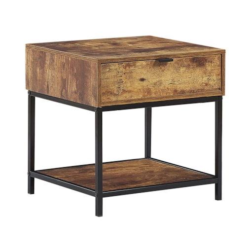 Stolik pomocniczy ciemne drewno BERKLEY