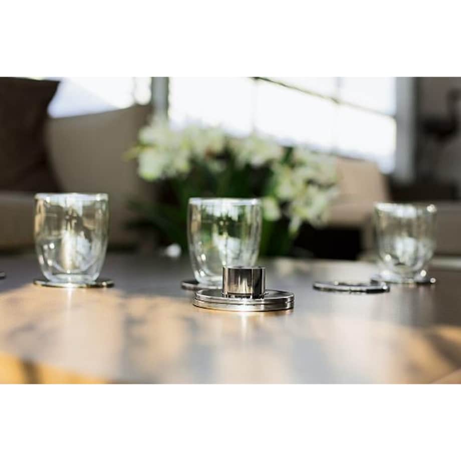 Podkładki pod szkło okrągłe (6 szt.)