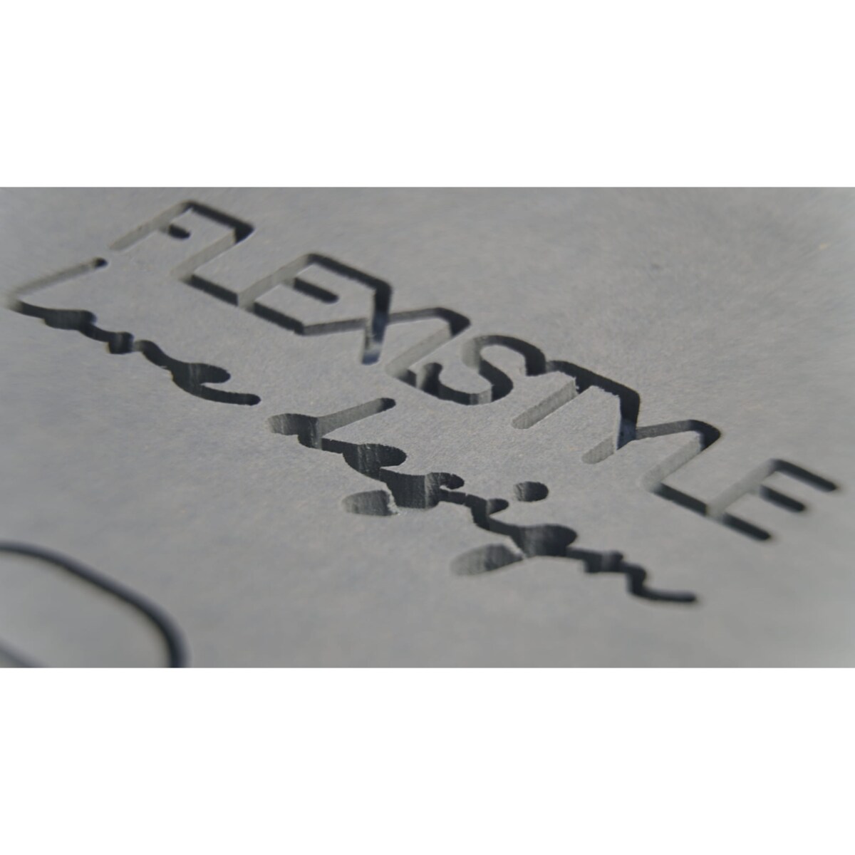 Zegar na ścianę duży szary do salonu EKO 50cm