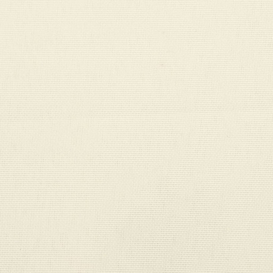 vidaXL Poduszki na krzesła, 6 szt., kremowe, 50x50x7 cm, tkanina