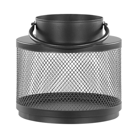 Lampion metalowy 24 cm czarny YAMDENA