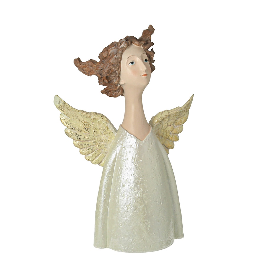 Figurka Angel Glow 43 cm boże narodzenie, święta, świąteczne, złoty, 29x14x43 cm