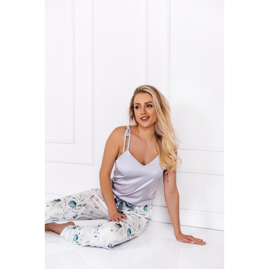 Piżama Camila Silver-Off White, M