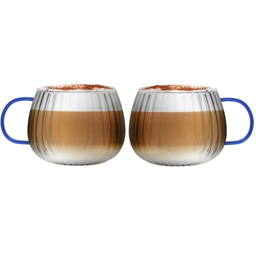Komplet 2 szklanek z niebieskim uchem 350 ml Tulip 1180