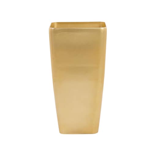 Doniczka 40 x 40 x 76 cm złota MODI